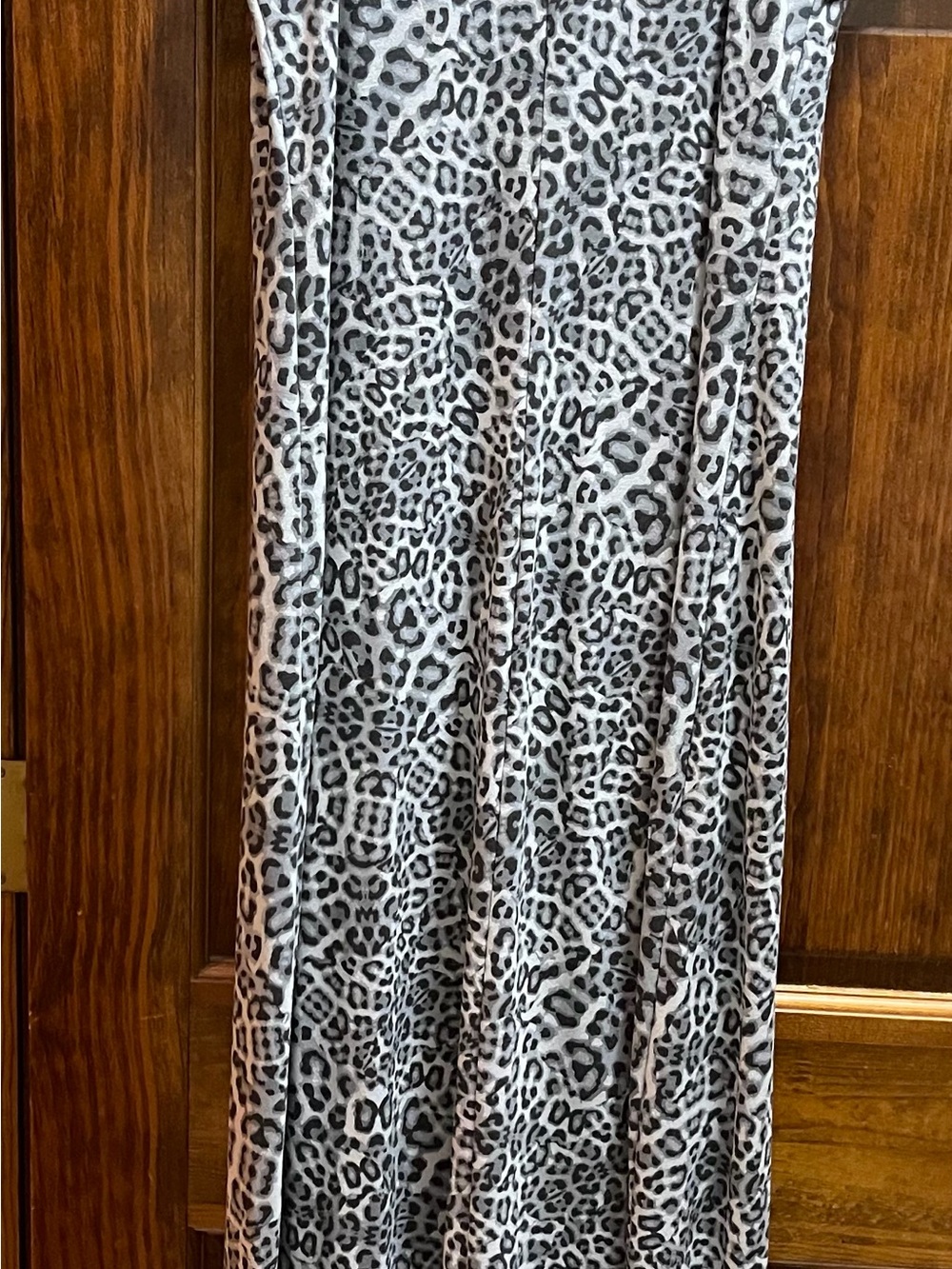 LuLaRoe Black and White Animal Print Maxi Dress - Picture 3 of 3